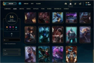 Conta Gold 3 - League of Legends LOL