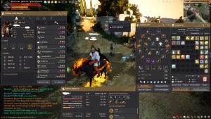 Conta black desert com Bússola, Mapa e as duas Pots