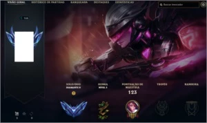 LoL Diamante 2 bom MMR,shards d champ,skins - League of Legends