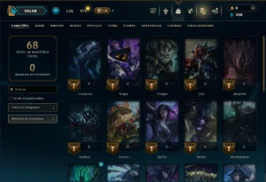 Unranked ocm 30 Champs e 4 Skins - League of Legends LOL