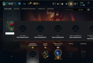 Unranked ocm 30 Champs e 4 Skins