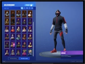 CONTA FORTNITE TEMPORADA 3 4 5 6 8 SKIN IKONIK