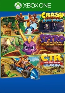 Crash + Spyro Triple Play Bundle XBOX LIVE Key #917