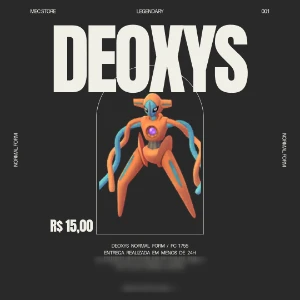 Deoxys - Normal Form - PROMOÇÃO Pokemon LENDÁRIO - Pokemon GO