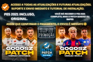 PES 21 + GOGOSZ PATCH World v9.2 + Conmebol v1.2 PES 2021. - eFootball PES