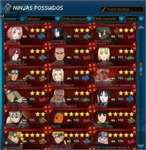 Conta Naruto Online  286k FC - Outros