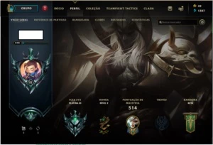Conta lol lvl 218 - League of Legends