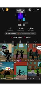 Perfil Tiktok BR 170k - Monetização e Shop disponíveis ✅