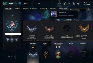 Conta prata 2 com 114 Champs e 134 Skins ( MAIN ADC ) - League of Legends LOL