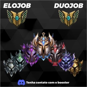 ELOMAX - ELOJOB - ELO BOOST - ELO JOB LOL - MELHOR DE 5 - DUO