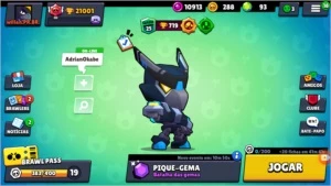 Conta do brawl stras com 21 mil troféus 40 brawlers - Brawl Stars