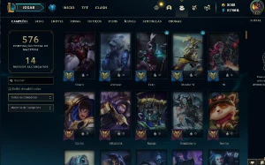 Conta Lol 189 Skin Todos Champions, 300K Ea, 2K De Rp Lv 417 - League of Legends