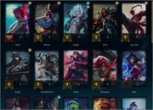 CONTA DIAMANTE 2, 65% DE WINRATE 90 JOGOS - League of Legends LOL