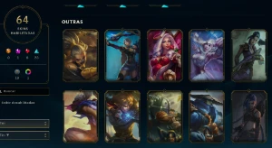 CONTA LOL- LVL 234 - 155 Champions - 64 Skins - FULL ACESSO - League of Legends