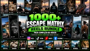 1000+ Escape Matrix Reels — Um Pack Gigante - Vídeos e Cortes Cortes Virais