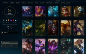 [Entrega Automática] Lol Prata, 94 Skins, Skins Ultimate, Mí - League of Legends