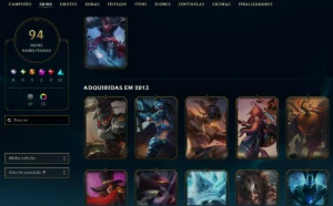 [Entrega Automática] Lol Prata, 94 Skins, Skins Ultimate, Mí - League of Legends