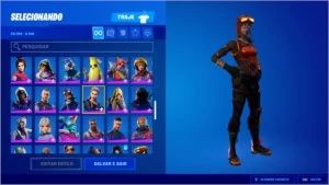 Conta de fortnite S3 com Minty , Rogue Spider entre outros