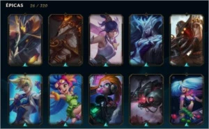 Conta League of Legends S9 Diamante II , S8 Platina 1 LOL