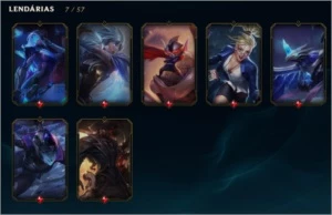 Conta League of Legends S9 Diamante II , S8 Platina 1 LOL