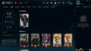 Conta League Of Legends ( 332 Skins ) Lv 349