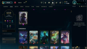 Conta League Of Legends ( 332 Skins ) Lv 349 LOL