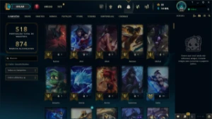 Conta League Of Legends ( 332 Skins ) Lv 349 LOL