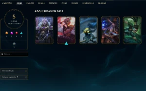 Conta smurf Platina 2 Handlvl MMR BUFFADASO! - League of Legends LOL