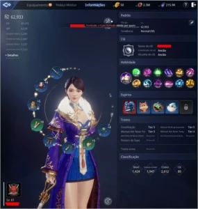 Conta MIR4 - Taoísta lvl 61 - 62.9k de poder SA64