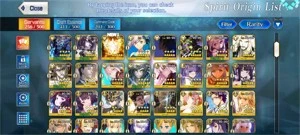 Conta Fate Grand Order NA 38 SSR