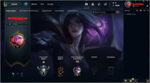 CONTA PRATA MAIN ADC PRA SMURFAR - League of Legends LOL