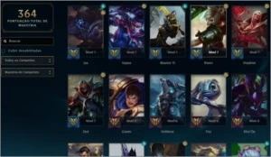 CONTA LOL GOLD2 105 CHAMPS 41 SKINS - League of Legends