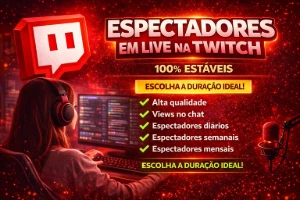 Espectadores ao Vivo na Twitch