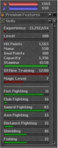 VENDO EK LEVEL 100 (NO-PVP LUMINERA) - Tibia