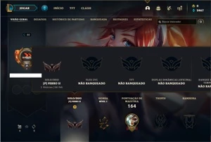 Conta ferro 2 com 47 Champs e 19 Skins + 2 Miticas - League of Legends LOL