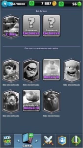 Nivel 9 com 7 Lendarias (Troca de nick Disponivel) - Clash Royale