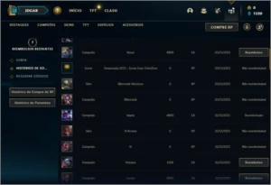 Conta platina 4 com 6 skins e 29 champs - League of Legends LOL