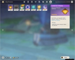 Conta AR 47 Venti, Diluc, Ganyu e Zhongli 5 estrelas - Genshin Impact
