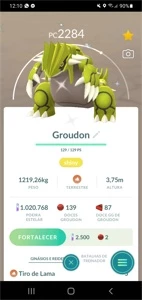 Groudon shiny pokemon go - Pokémon