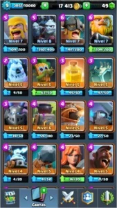 MELHOR PREÇO:  CONTA CLASH ROYALE 3 LENDÁRIAS LVL 9