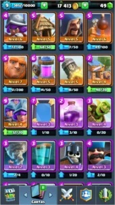 MELHOR PREÇO:  CONTA CLASH ROYALE 3 LENDÁRIAS LVL 9