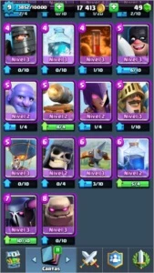 MELHOR PREÇO:  CONTA CLASH ROYALE 3 LENDÁRIAS LVL 9