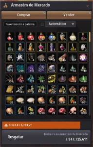 Email, Lv 61, Barraca cash, Kit REROLL, T.Nome familia e+ - Black Desert
