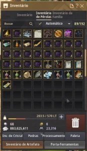 Email, Lv 61, Barraca cash, Kit REROLL, T.Nome familia e+ - Black Desert