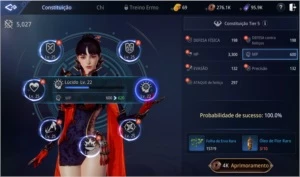 CONTA MIRA NÍVEL 60 COM 64K DE PODER SA82 - MIR4