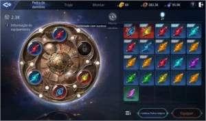 CONTA MIRA NÍVEL 60 COM 64K DE PODER SA82 - MIR4