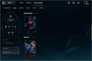 CONTA PLATINA 5 - League of Legends LOL