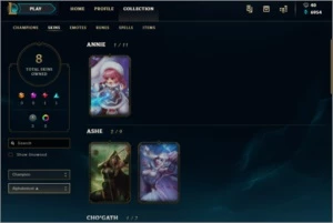 CONTA PLATINA 5 - League of Legends LOL