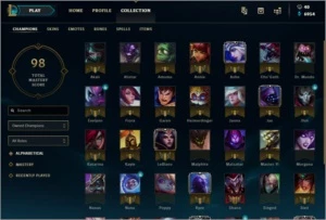 CONTA PLATINA 5 - League of Legends LOL