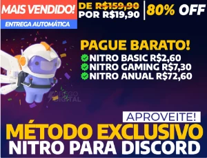[Exclusivo] Método Nitro Discord | Pague mais barato - Cursos e Treinamentos